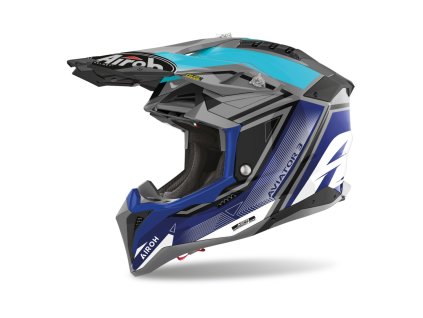přilba AVIATOR 30 League  AIROH modrá 2023 (Veľkosť XS)
