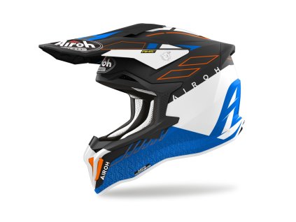 přilba STRYCKER Skin  AIROH modrá matná 2025 (Veľkosť XS)