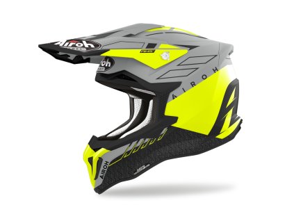 přilba STRYCKER Skin  AIROH žlutá matná 2025 (Veľkosť XL)