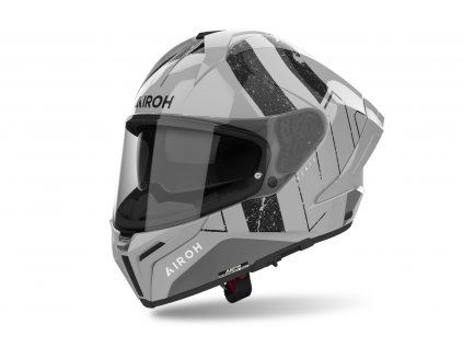 přilba MATRYX Scope  AIROH světle šedá lesklá 2025 (Veľkosť XS)