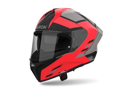 přilba MATRYX Thron  AIROH oranžová matná 2024 (Veľkosť L)