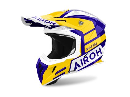 přilba AVIATOR ACE 2 Sake  AIROH lesklá žlutá 2025 (Veľkosť XS)
