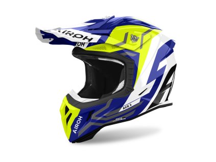 přilba AVIATOR ACE 2 Ground  AIROH lesklá žlutá 2025 (Veľkosť XS)