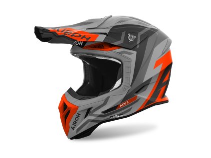 přilba AVIATOR ACE 2 Ground  AIROH matná oranžová 2025 (Veľkosť XS)
