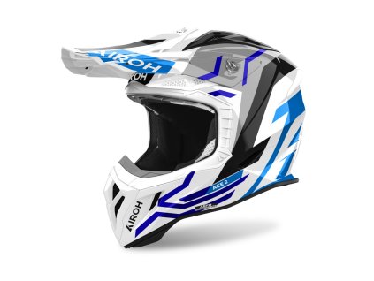 přilba AVIATOR ACE 2 Ground  AIROH lesklá modrá 2025 (Veľkosť XS)