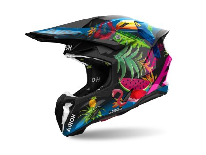 přilba TWIST 3 Amazonia  AIROH lesklá 2026 (Veľkosť XS)