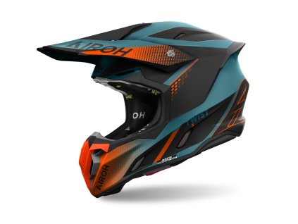 přilba TWIST 3 Shard  AIROH matná oranžová 2025 (Veľkosť XS)