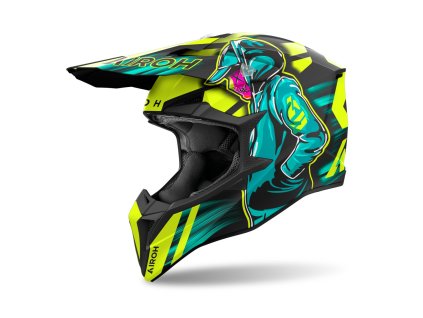 přilba WRAAAP Cyber  AIROH matná žlutá 2026 (Veľkosť 2XS)