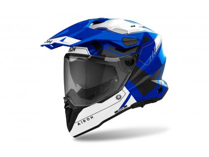 přilba COMMANDER 2 Reveal  AIROH lesklá modrá 2026 (Veľkosť M)