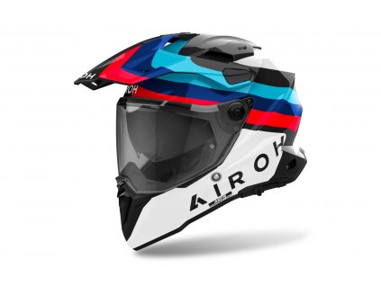 přilba COMMANDER 2 Doom  AIROH lesklá černá 2025 (Veľkosť XS)