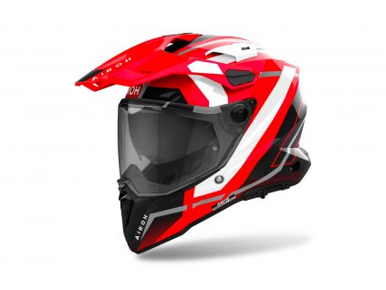 přilba COMMANDER 2 Mavick  AIROH lesklá červená 2025 (Veľkosť XS)