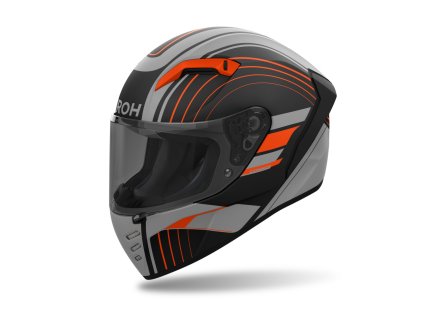 přilba CONNOR Achieve  AIROH matná oranžová 2025 (Veľkosť XS)