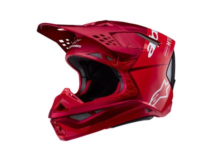 přilba SUPERTECH S-M10 FLOOD  ALPINESTARS červená fluo/červená matná 2026 (Veľkosť XS (obvod 53 - 54 cm))