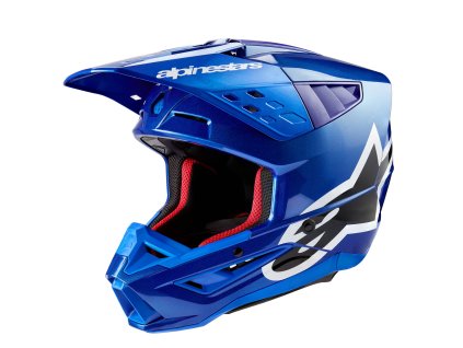 přilba S-M5 CORP  ALPINESTARS modrá 2026 (Veľkosť XS (obvod 53 - 54 cm))