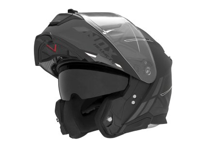 přilba N967 SYNCHRO  NOX černá matná bílá 2025 (Veľkosť XS)