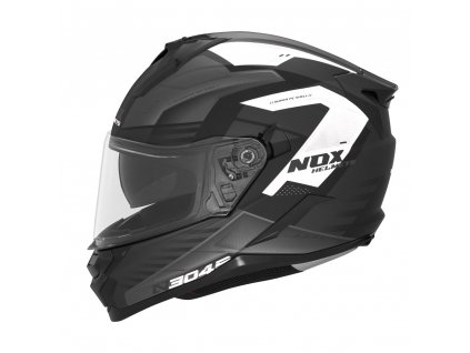 přilba N304S CARVER  NOX černá matná bílá 2025 (Veľkosť XS)