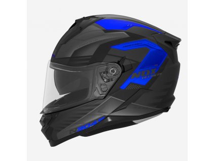 přilba N304S CARVER  NOX černá matná modrá 2025 (Veľkosť XS)