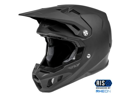 přilba FORMULA SOLID  FLY RACING dětská černá matná (Veľkosť YL)