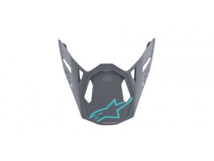 prilba pre prilby SUPERTECH S-M8 RADIUM ALPINESTARS šedá/tyrkysová matná