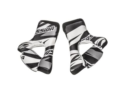 lícnice interieru pro přilby Cross Pro 2  CASSIDA černá/bílá/šedá (Veľkosť XS)