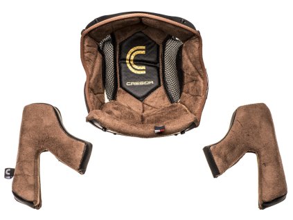 lícnice a klobouk pro přilby Fibre  CASSIDA (Veľkosť XS)