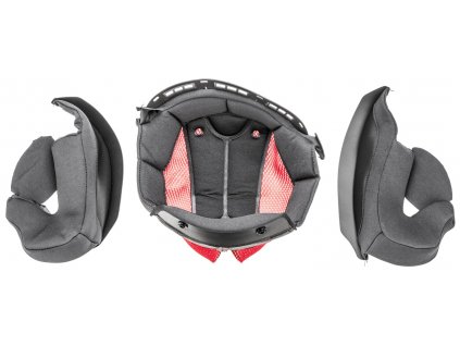 lícnice a klobouk pro přilby F18  ZED (Veľkosť XS)