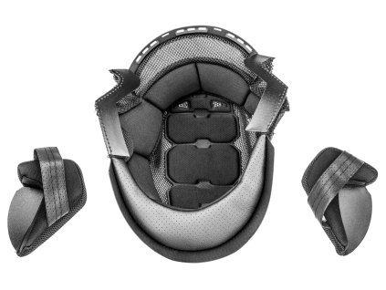 lícnice a klobouk pro přilby Handy  CASSIDA černá (Veľkosť XS)