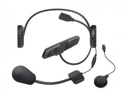 Náhlavná súprava Bluetooth handsfree 3S PLUS pre kolobežky pre integrálne prilby (dosah 0,4 km) vrátane pevného mikrofónu, SENA