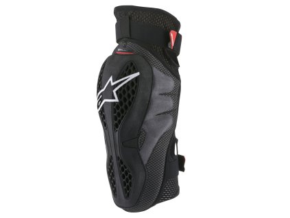 chrániče kolen SEQUENCE  ALPINESTARS černé/červené  pár (Veľkosť 2XL)