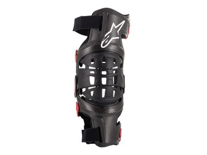 kolenná ortéza BIONIC-10 CARBON ALPINESTARS čierna/červená pravé koleno
