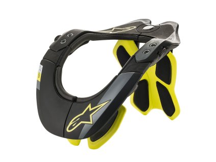 chránič krční páteře BNS TECH-2  ALPINESTARS černá/žlutá fluo 2025 (Veľkosť XS/M)
