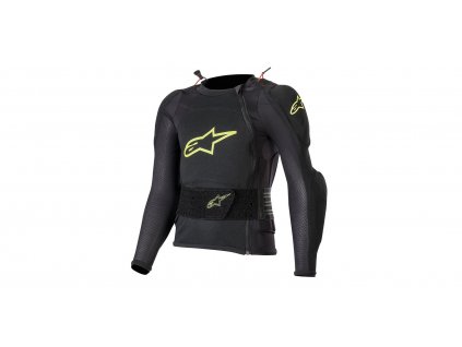 chránič tela BIONIC PLUS, ALPINESTARS, detský (čierny/žltý fluo) 2024