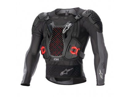 chránič těla BIONIC PLUS 2  ALPINESTARS černá/šedá/červená 2027 (Veľkosť S)