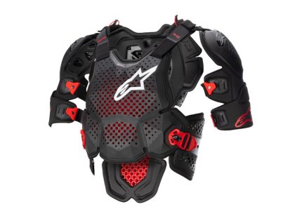 chránič těla A-10 2  ALPINESTARS černá antracit/červená 2025 (Veľkosť XS/S)