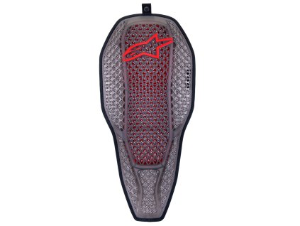 páteřový chránič NUCLEON FLEX PROi vkládací s prodlouženou spodní částí  ALPINESTARS transparentní/šedá/červená 2025 (Veľkosť L)
