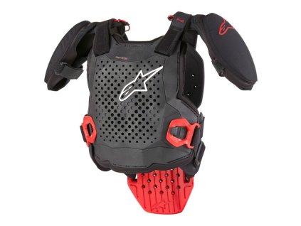 chránič těla A-5 S 2   ALPINESTARS  dětský černý/červený 2025 (Veľkosť S/M)