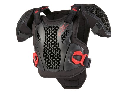 bIONIC ACTION YOUTH CHEST ALPINESTARS detský chránič tela čierny/červený 2025