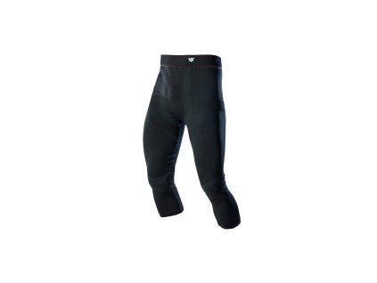 termoprádlo spodky 3/4 Hero pant - warm  UNDERSHIELD černá (Veľkosť S/M)