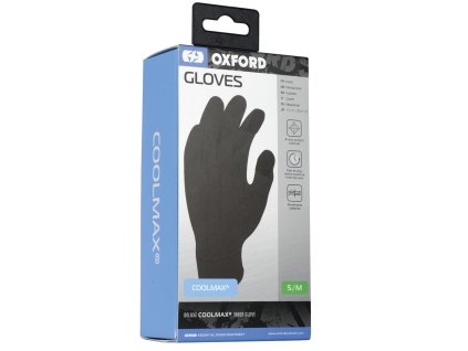 vložky do rukavic Coolmax®  OXFORD černé (Veľkosť S/M)