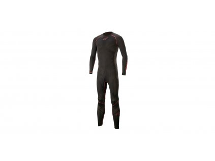 jednodílné spodní prádlo pod kombinézu RIDE TECH LITE 1PC  ALPINESTARS černá/červená 2025 (Veľkosť XS/S)