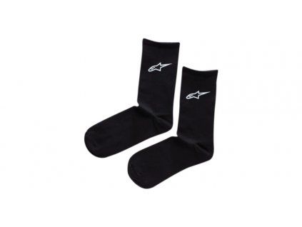 ponožky CREW  ALPINESTARS černá (Veľkosť L)