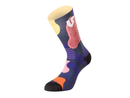 ponožky FUNKY CAMO, UNDERSHIELD (fialová/ružová/žltá)