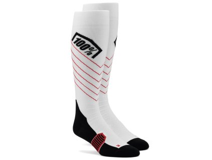 ponožky HI SIDE MX  100% - USA bílá (Veľkosť S/M)