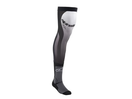 ponožky pod ortézy KNEE BRACE  ALPINESTARS černá/bílá 2025 (Veľkosť S/M)