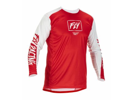 dres LITE  FLY RACING - USA 2022 červená/bílá (Veľkosť 2XL)
