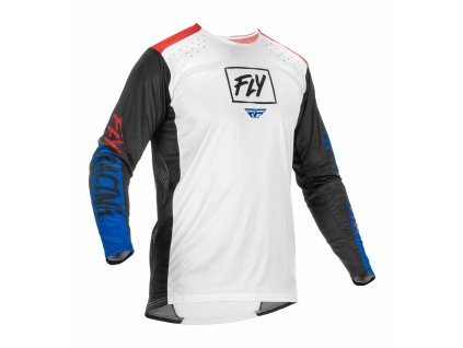 dres LITE  FLY RACING - USA 2022 červená/bílá/modrá (Veľkosť 2XL)
