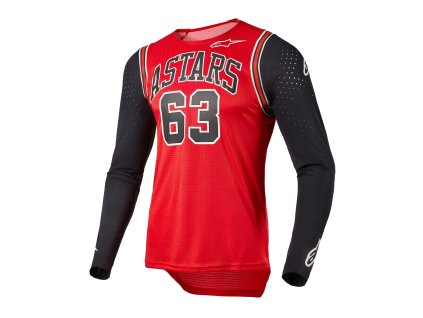 dres TECHSTAR limitovaná edice ACUMEN  ALPINESTARS červená/černá/bílá (Veľkosť S)