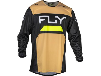 dres KINETIC RELOAD  FLY RACING - USA 2024 okrová/černá/hi-vis (Veľkosť S)