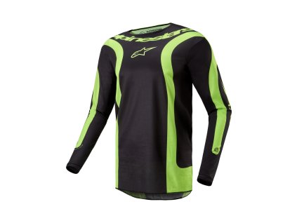 dres FLUID LURV  ALPINESTARS černá/žlutá fluo 2024 (Veľkosť S)