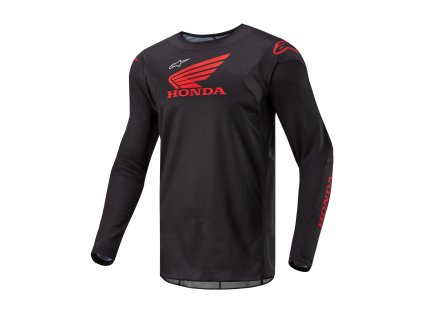 dres RACER ICONIC HONDA kolekce  ALPINESTARS černá/červená 2025 (Veľkosť S)